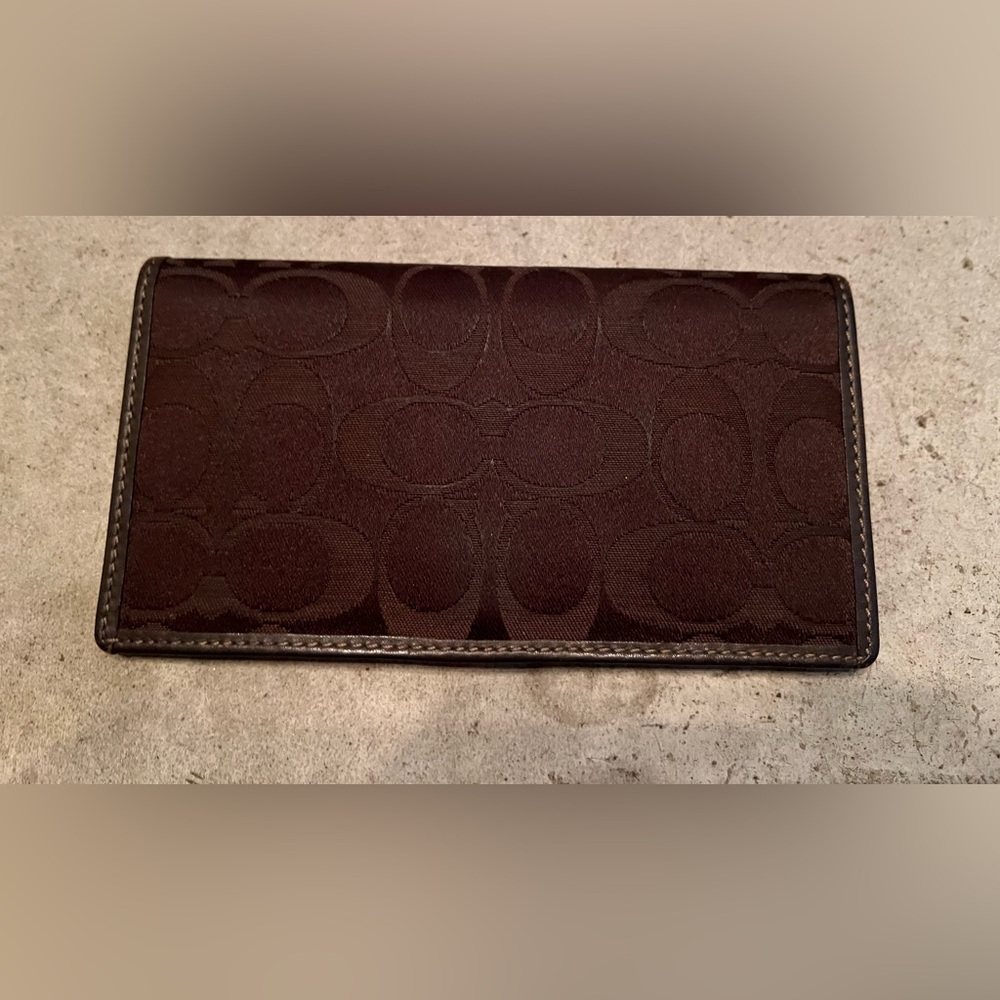 COACH Checkbook Cover